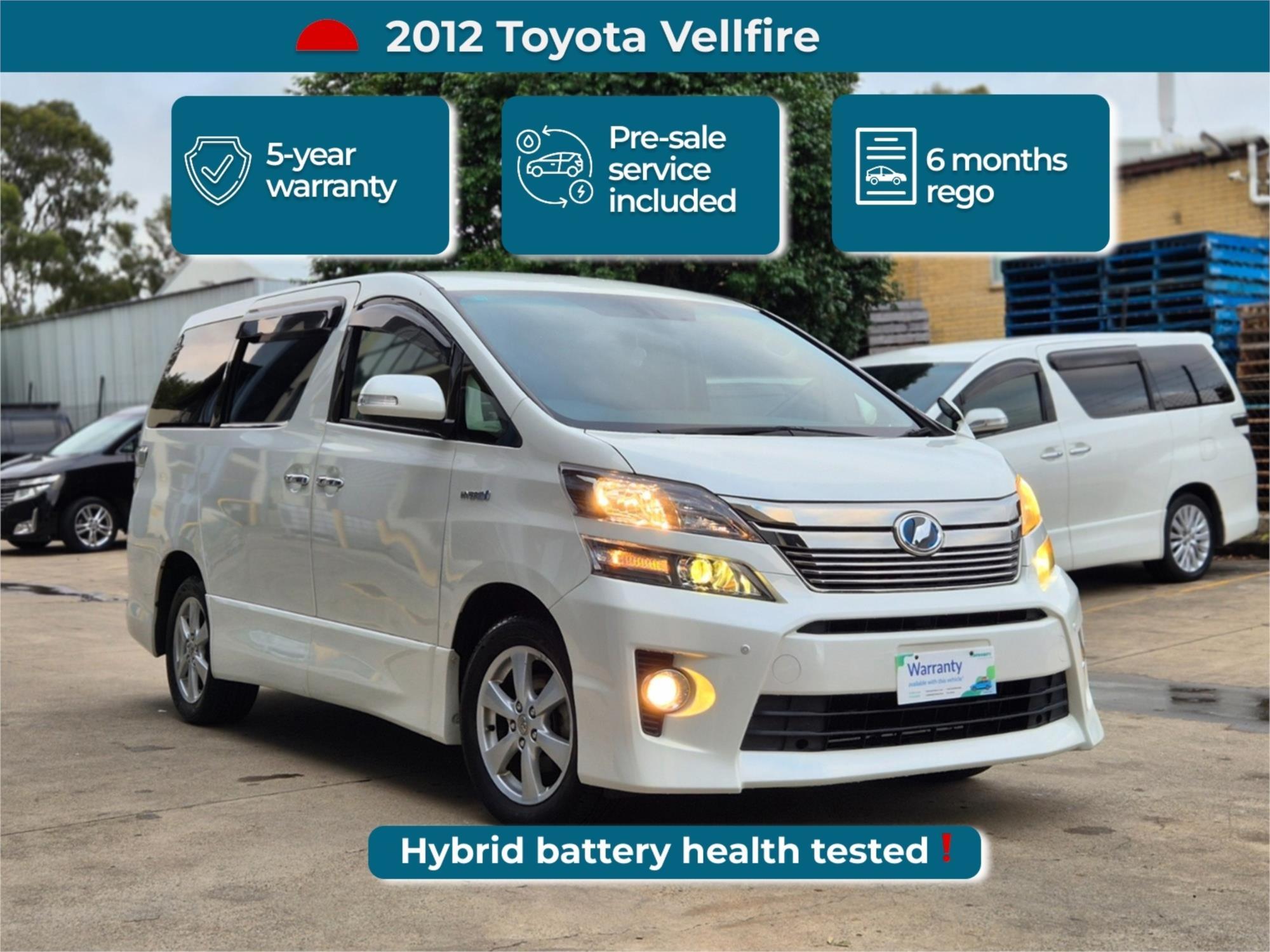 2012 Toyota Vellfire Hybrid ZR
