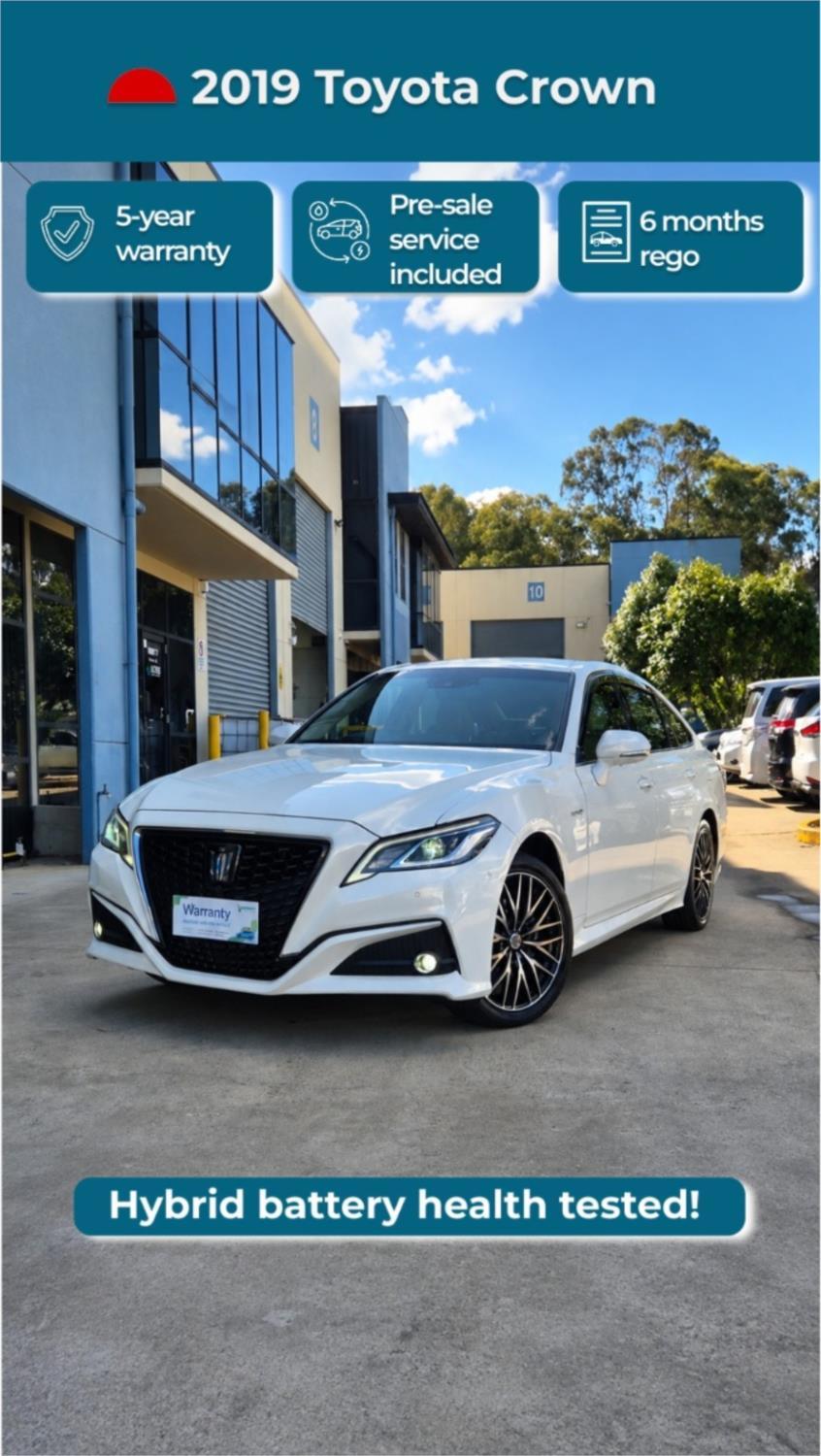 2019 Toyota Crown Hybrid S C Package, photo 2
