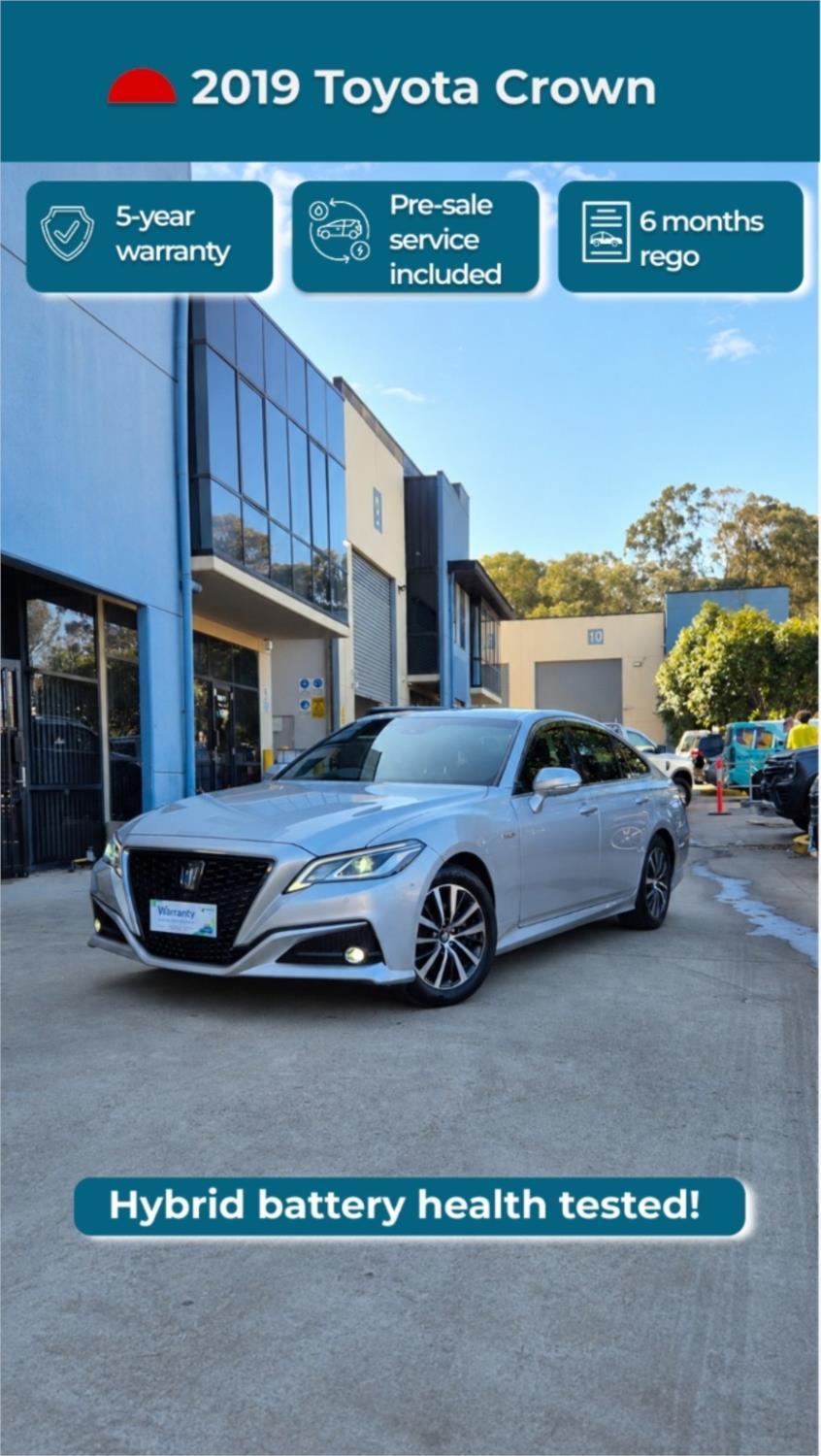 2019 Toyota Crown Hybrid S C Package, photo 2