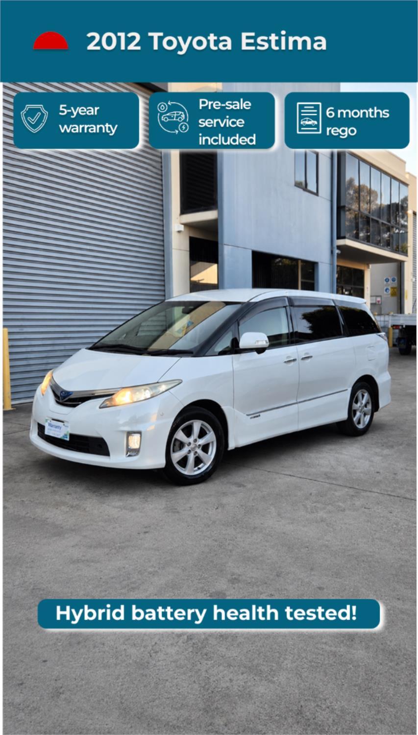 2012 Toyota Estima Hybrid, photo 2