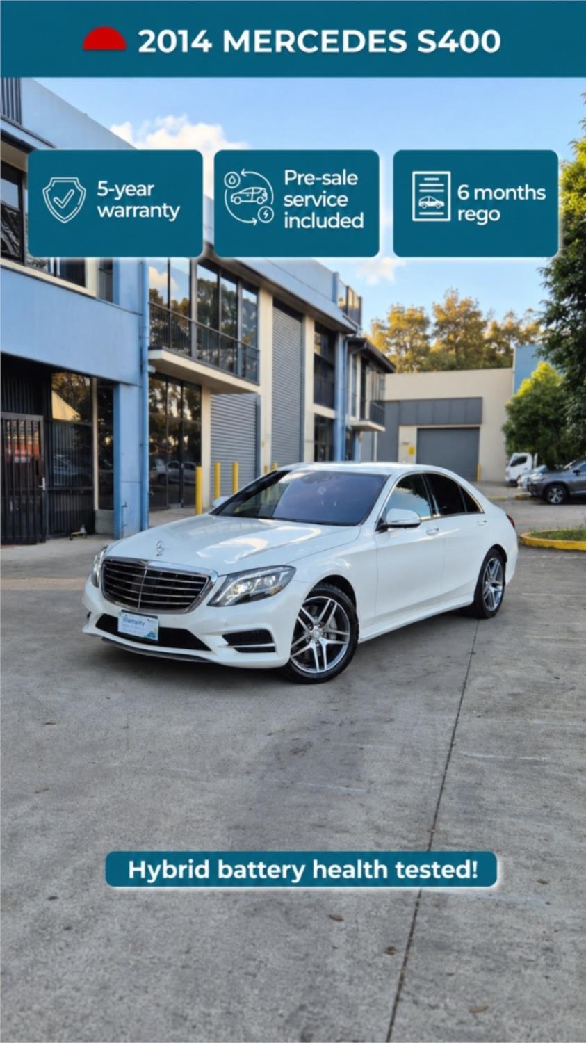 2014 Mercedes-Benz S400 Hybrid AMG Line, photo 2
